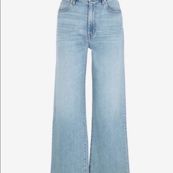 Denim Cut-Off Wide leg Pants - Picture 7 of 7